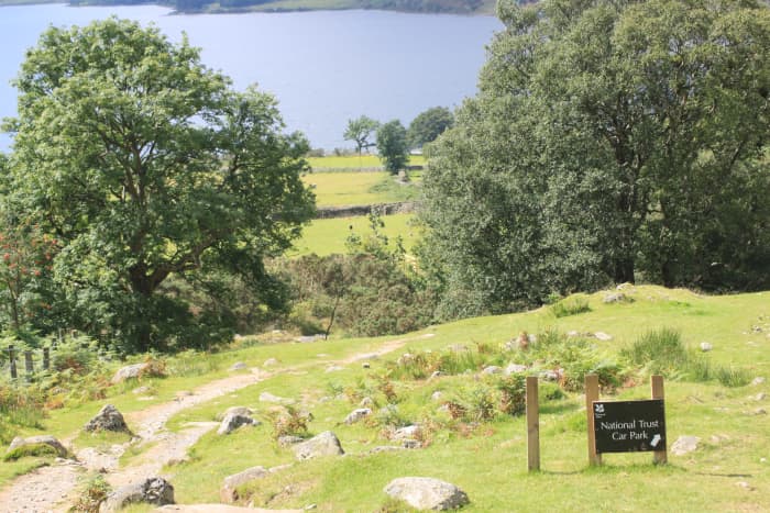Heading back towards the National Trust Car Park with the amazing Wast Water in view