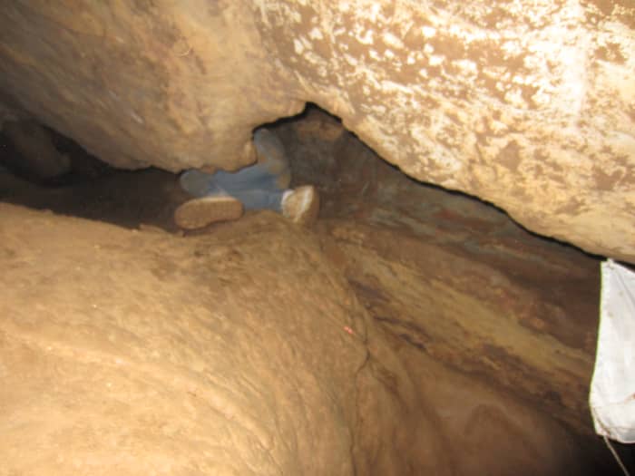 Tight passages like this are why I have no desire to re-visit Peppersauce Cave