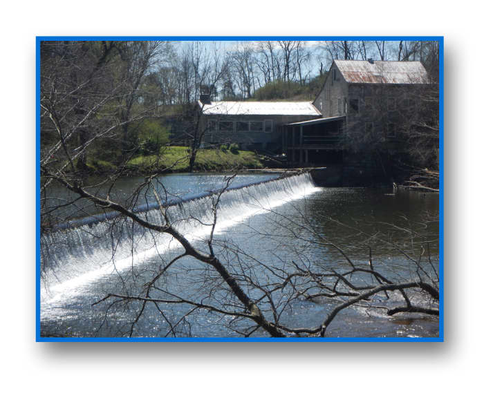 Cortner Mill Dam, halfway through the trip, must be portaged, but there is a fine restaurant there.