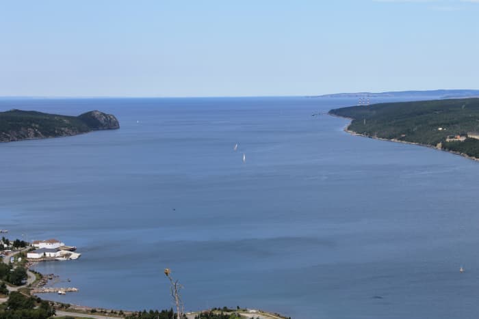 View of Conception Bay from the top of George Cove Mountain, George Cove Mountain Trail, Kelligrews.