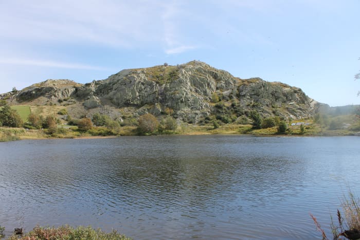 Looking Across Dead Man's Pond at Gibbet Hill. The Pond Got its Name From the Practice of Tossing the Corpses of Executed Prisoners in to its waters Once Gibbeting was Complete.