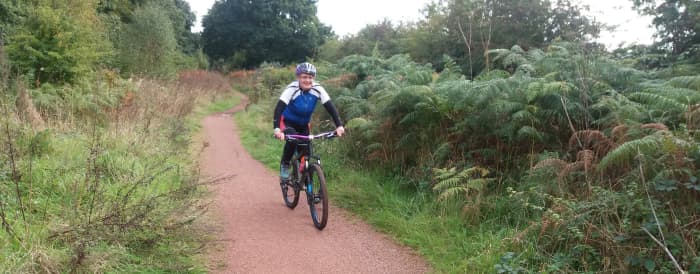 Heading up National Cycle Network Route 6 to Clumber Park. It's a great way to access much of the Mountain Biking around Sherwood Forest