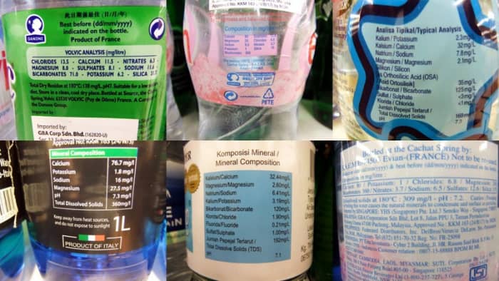 Read the label, as from this photo, you can see these mineral waters all have different contents