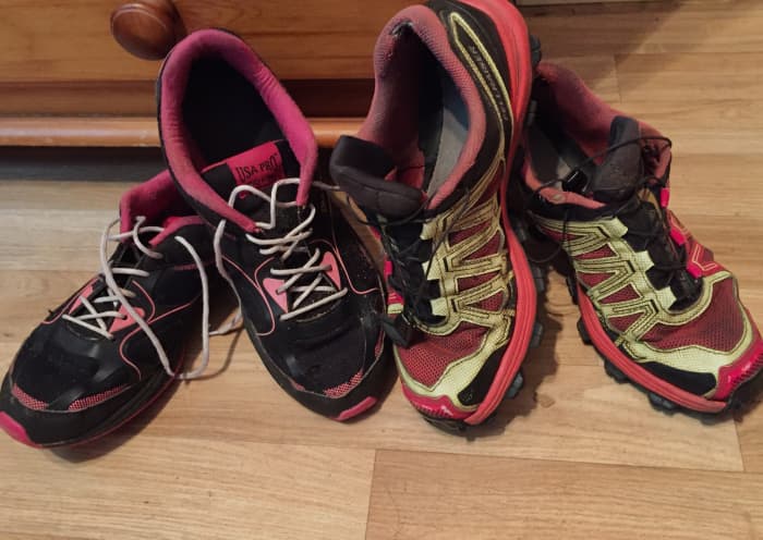 Your feet take a lot of impact when you run, a decent pair of trainers will protect them from damaging injuries