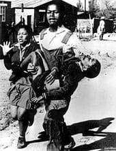 The First victim of the Apartheid regime in the 1976 Students revolt - Hector Peterson