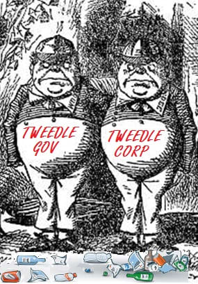 The Tweedle Twins -- you don't get one without the other and you get pollution with both.