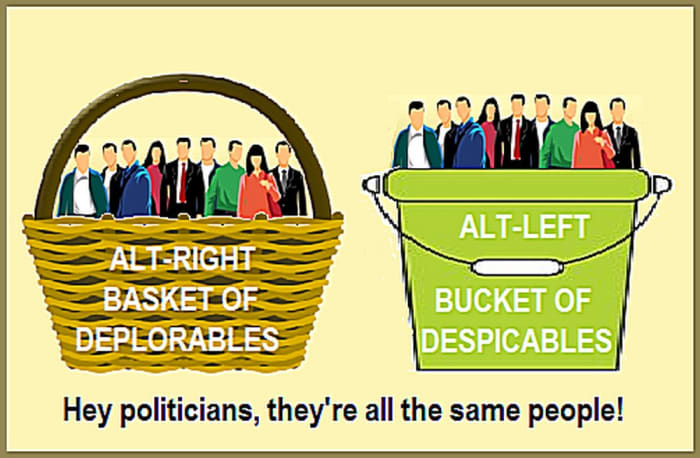 The people Clinton calls Deplorables used to be the working stiffs that Democrats used to pretend to support -- Now Trump pretends to support them.