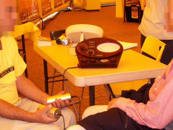 Scientologists promote their own brand of pseudo-scientific self-help methods and audit counseling over psychiatry.