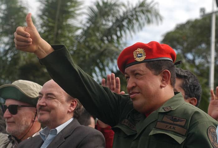 Hugo Chavez was the populist leader of Venezuela from 1998 to 2013. His left-wing economic policies wrecked the country’s economy.