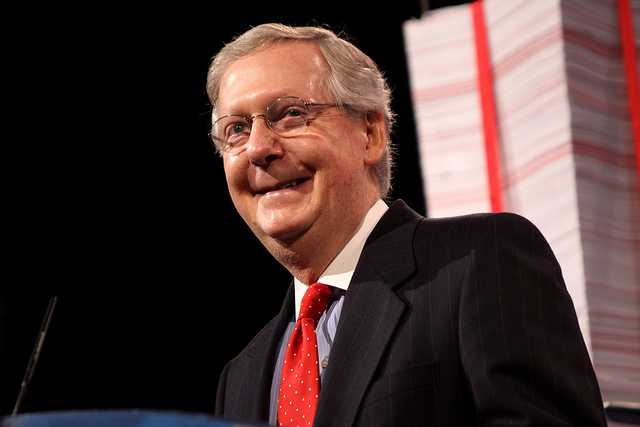 Senator Mitch McConnell has been a longtime supporter of hemp (Photo by Gage Skidmore via Flickr. CC BY-SA 2.0)