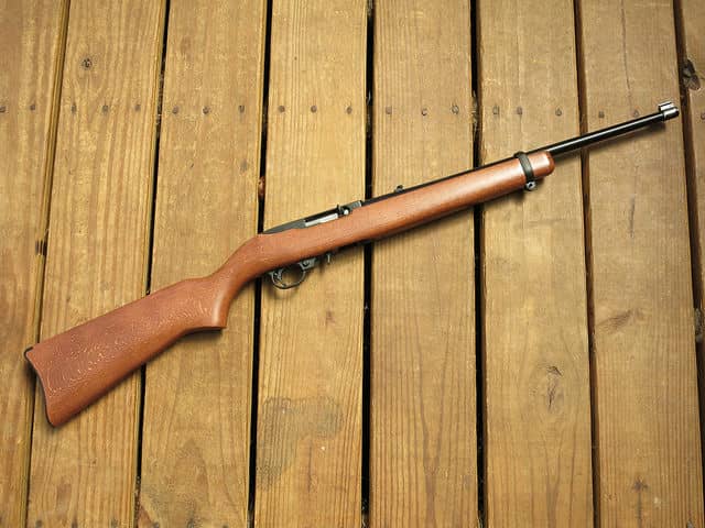 A perfect squirrel hunting option: The Ruger 10/22 is a classic, reliable, small game hunting option. Its wide use has generated a very extensive line of after-market upgrades, making it easy to tailor to your particular taste.