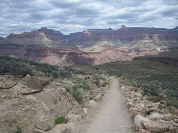 South Kaibab Trail, Grand Canyon. One of two maintained "corridor" trails on the south side of Grand Canyon.