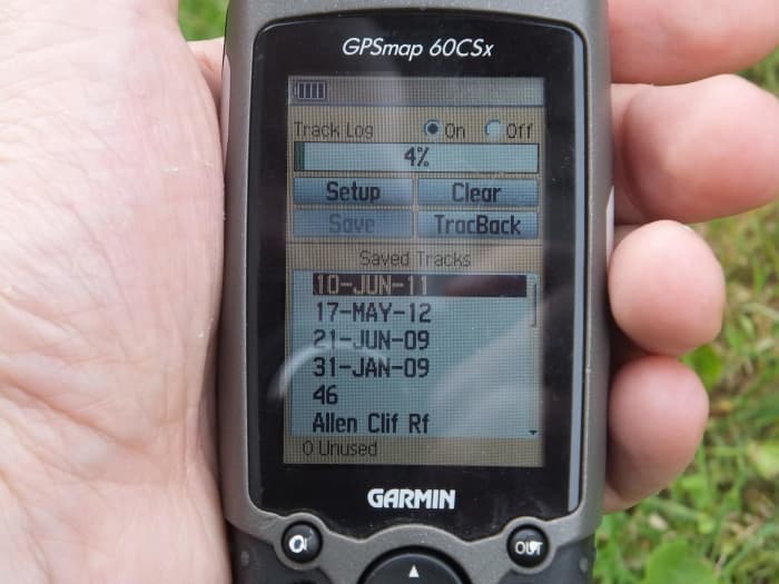 Collecting tracks with your GPS is an important part of tracking SAR progress and management.