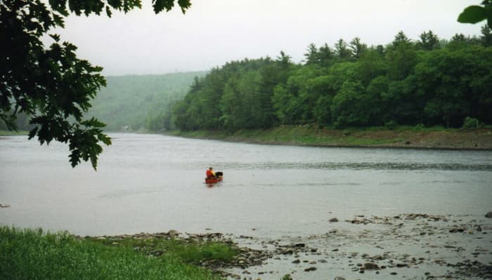 Due to several drownings on the Kennebec River, this ferry service is now provided for hikers.