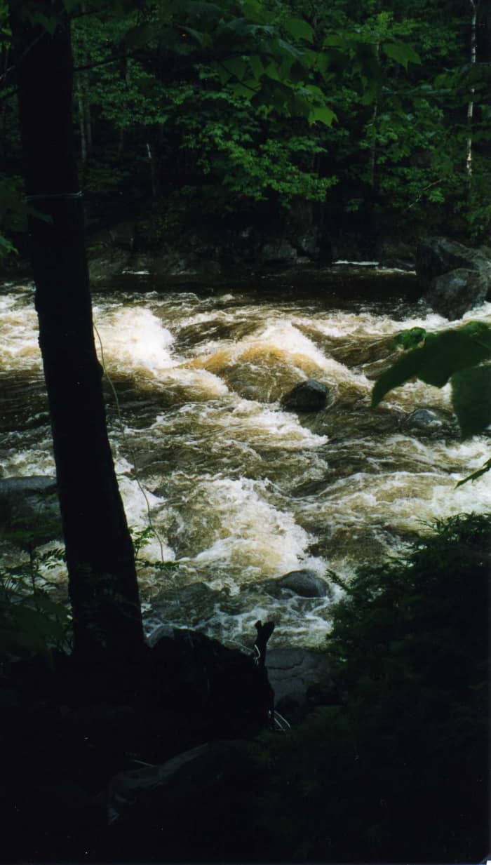 The Carrabasset River crossing nearly drowned me, the bridge had been taken out by the ice earlier in the spring. I ended up bushwhacking several miles to get across this awesome river.