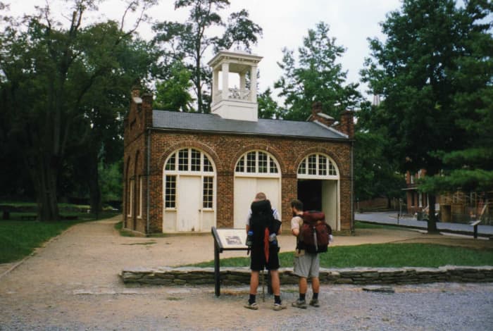 The historic armory at Harper's Ferry; the ATC headquarters is just down the street.