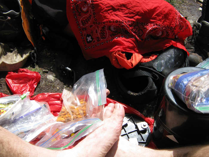Drying out after hiking in the rain, is much easier when reducing the amount of gear you are packing.