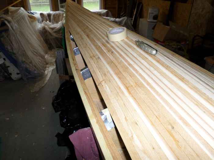 Building a Cedar Strip Kayak The Details Exterior Fiberglass and