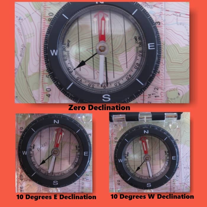 How To Use Magnetic Declination With A Compass