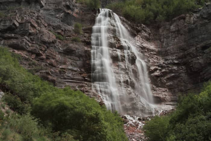 Bridal Veil Falls in Provo Canyon