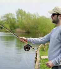 Then just priorto the fly-line totally straightening behind, start the forward movement. Stop the rod at10 o’clock.