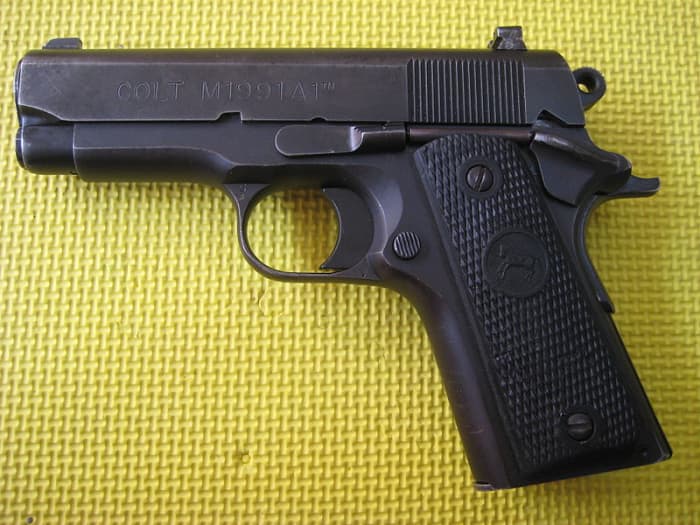 A good EDC gun, the classic Colt Officers ACP. Also makes a good backup companion paired with a full-sized M1911.