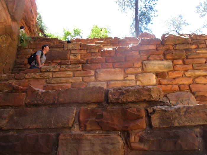 Walter's Wiggles refers to a series of 21 consecutive switchbacks designed by park superintendent, Walter Ruesch.