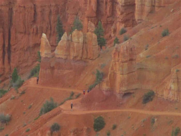 Hikers who venture down from the rim of Bryce Canyon will find some fascinating trails.