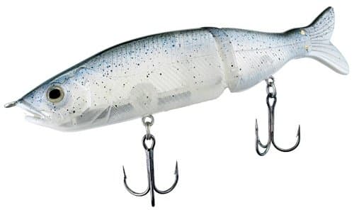 Some of the biggest smallmouth bass I've ever landed, have come of a hard-bodied swimbait, like this one by River2Sea.