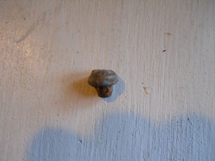 165 grain, .308 caliber AccuBond recovered from green wood. 2900 fps impact velocity, 91% weight retention.
