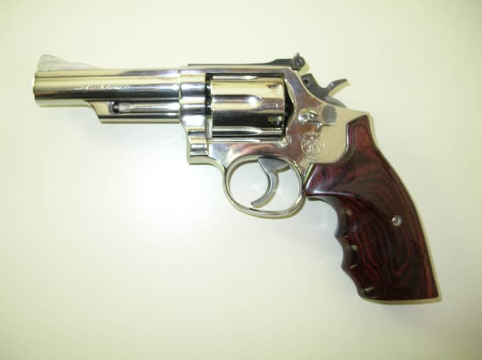 Medium frame, double-action revolvers, such as this S&W Model 19, are instinctive pointers.