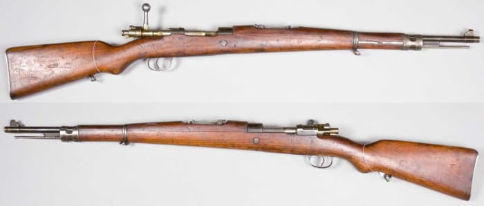Yugoslavian M1924 is a modified Mauser Kar 98K built in Zastava.