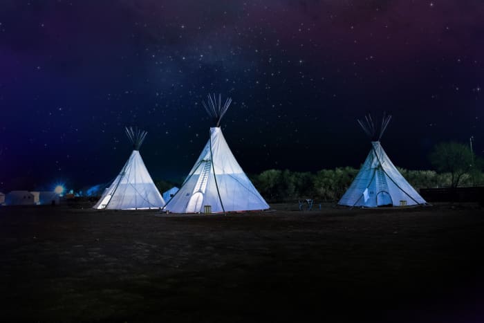 Glamping involves booking a pre-pitched tent that will often have many luxuries a regular camping experience lacks.