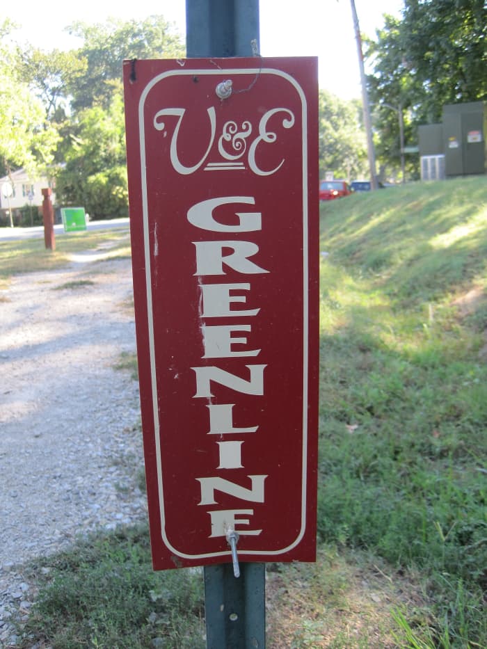 V & E Greenline sign