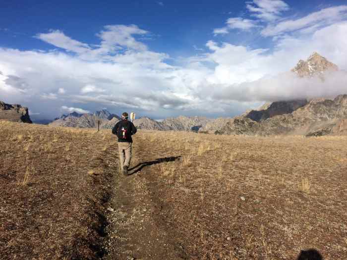 Following my friend Alex as he found and planned an epic loop trail in the Tetons