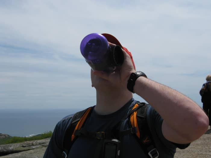 Make sure you keep yourself well hydrated by drinking plenty of water before, during, and after the hike.