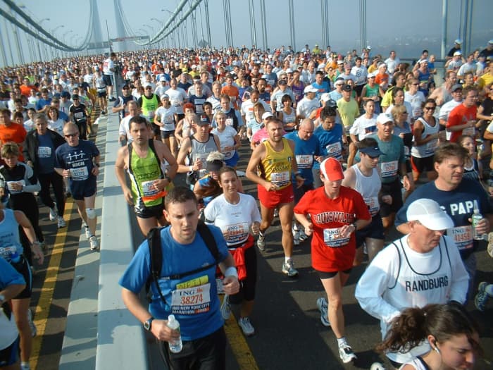 Start of the New York City Marathon