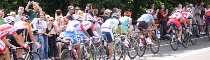 A cyclist usually has a fantastic butt! All those revolutions do wonders for muscle tone.