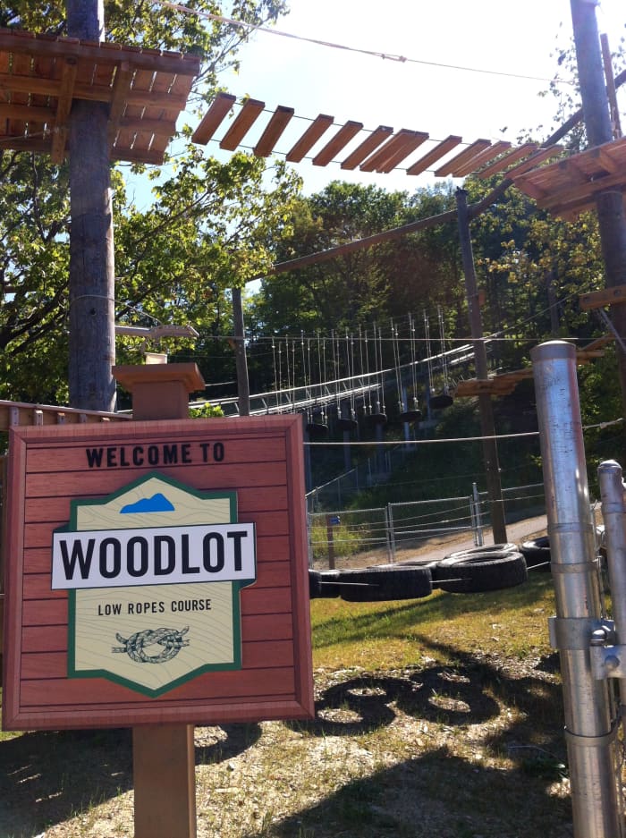 This low ropes course I did on a family vacation reminded me of being a kid again. It was also a pretty good workout!