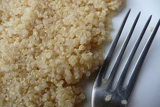 Cooked Kinwa (Quinoa) Grains