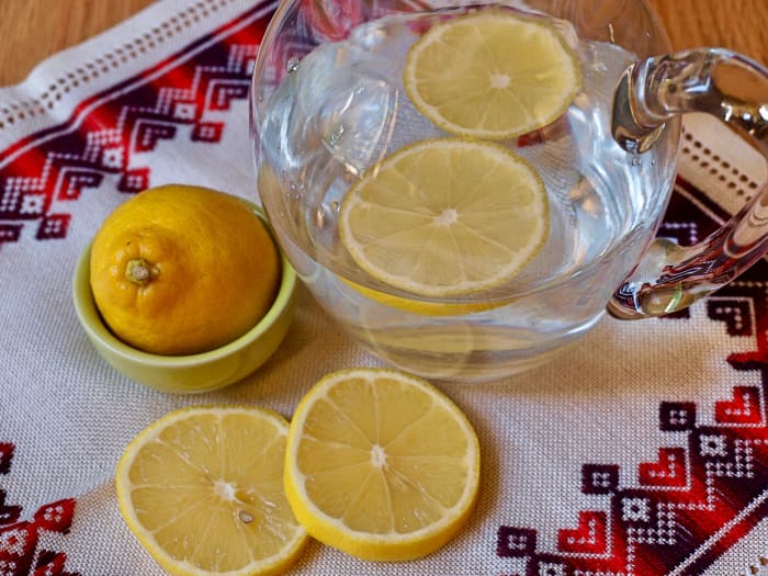 Get more lemon into your diet by drinking a warm glass of lemon honey water early in the morning and cool lemon water throughout the day.