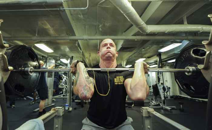 Decide how many days a week you want to train and determine what muscle groups you will work on what days.