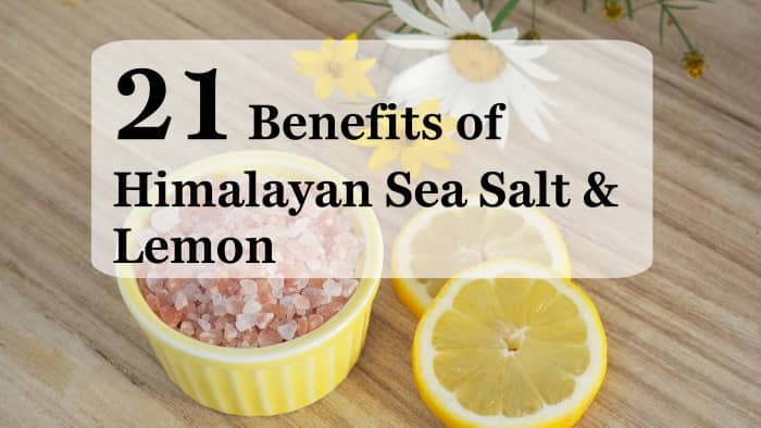Himalayan sea salt and lemon is a great tonic for healthy skin and digestion, plus a number of other benefits.