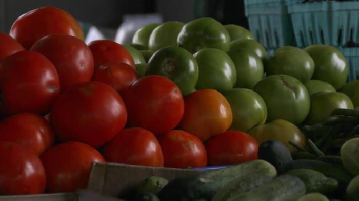 Although tomatoes are eaten in many parts of the world, they originated in the Americas.