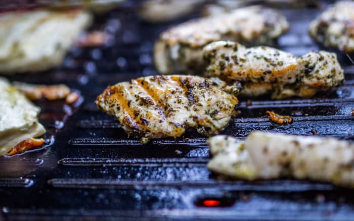 I ate a lot of chicken. Keep in mind that chicken is very lean so it's important to always add some fat to the meal. Mayonnaise, avocados, cheese, etc are great choices.