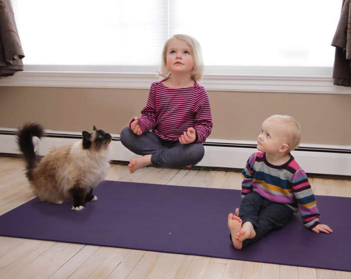 Yoga can help kids to develop focus and concentration skills, helping them to do better in school.