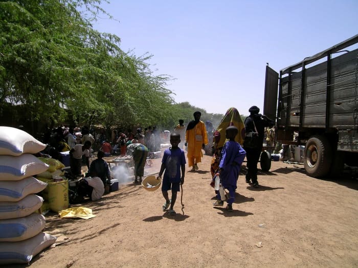 Rue Principal in Burkina Faso. Many children in used for slave labor in the cocoa industry come from this country.