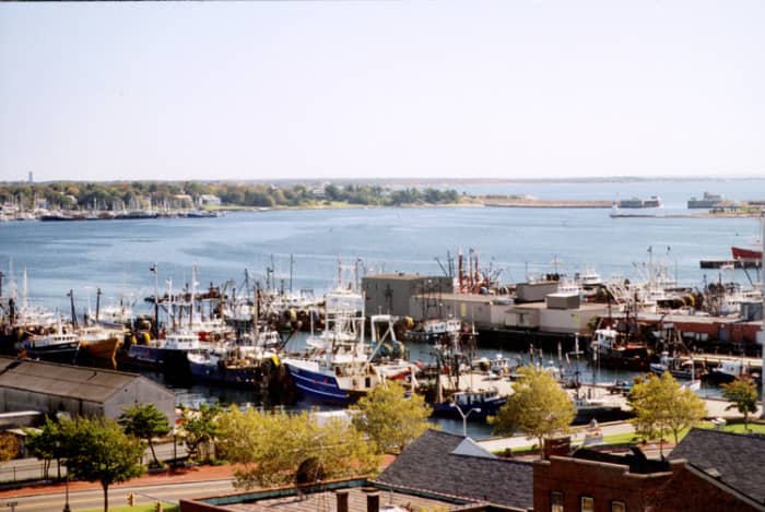 New Bedford Harbor is a leading fishing port in the U.S, mainly focusing on scallops. Local electronics manufacturers were major polluters during the 1940s to mid '70s. Ships dumping bilge water over the side also pollute.