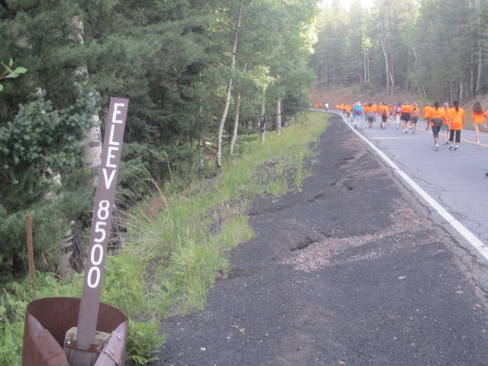You might be doing some gaspin' in the aspen if you aren't used to the altitude.