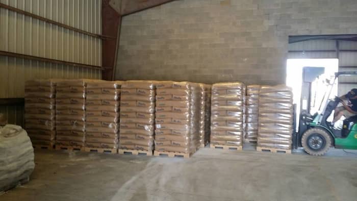 Diatamacouse earth that was generously donated to help control the flood related insect infestation here in West Virginia. Storing and distribution of donations like this are one of the largest obstacles we face moving forward with long term recovery